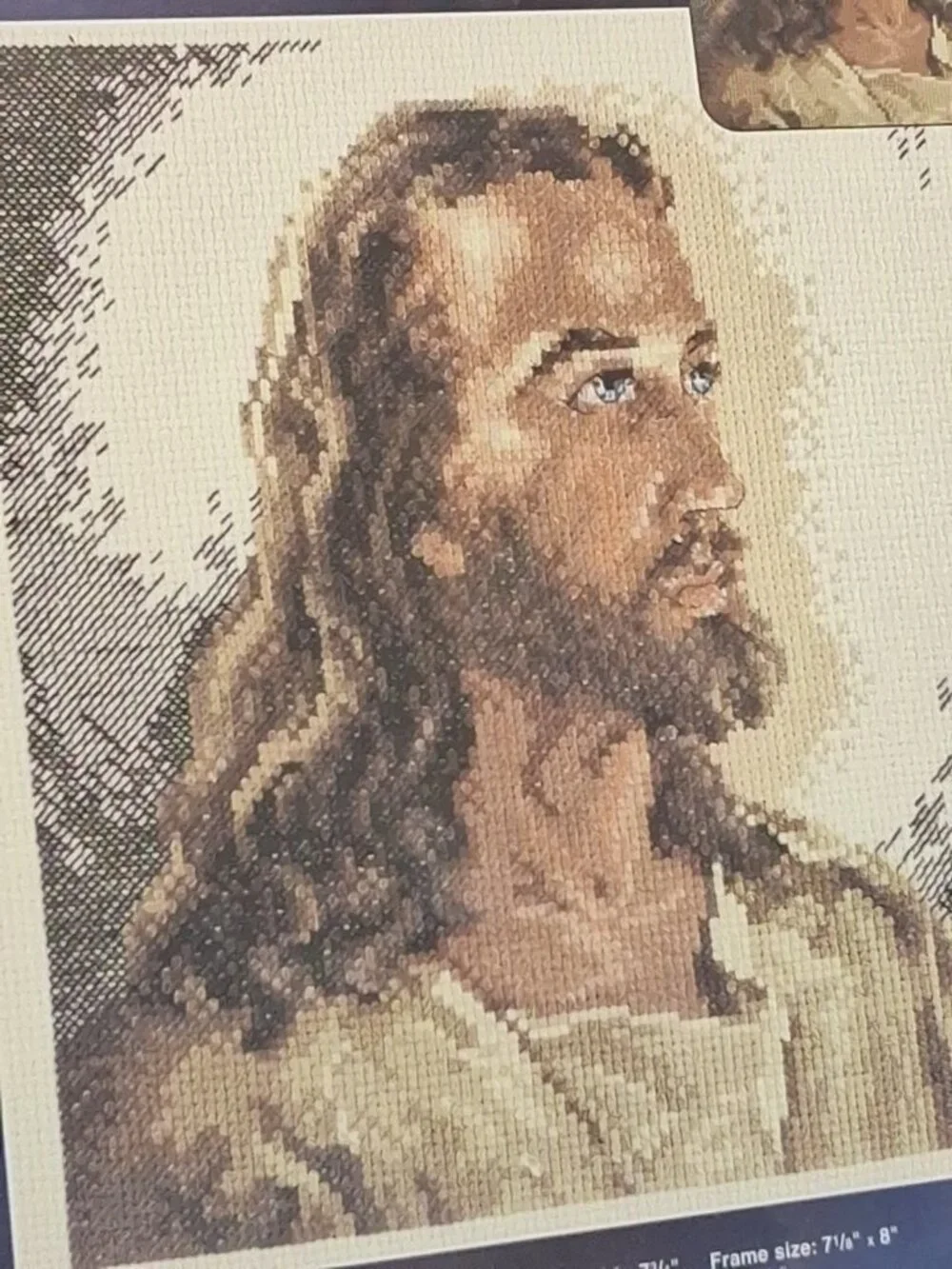 Designs For The Needle PORTRAIT OF CHRIST Jesus Cross Stitch Kit 114900 NEW